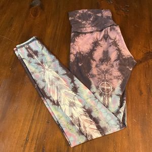 TEEKI EAGLE FEATHER PINK HOT PANT | LEGGINGS✨